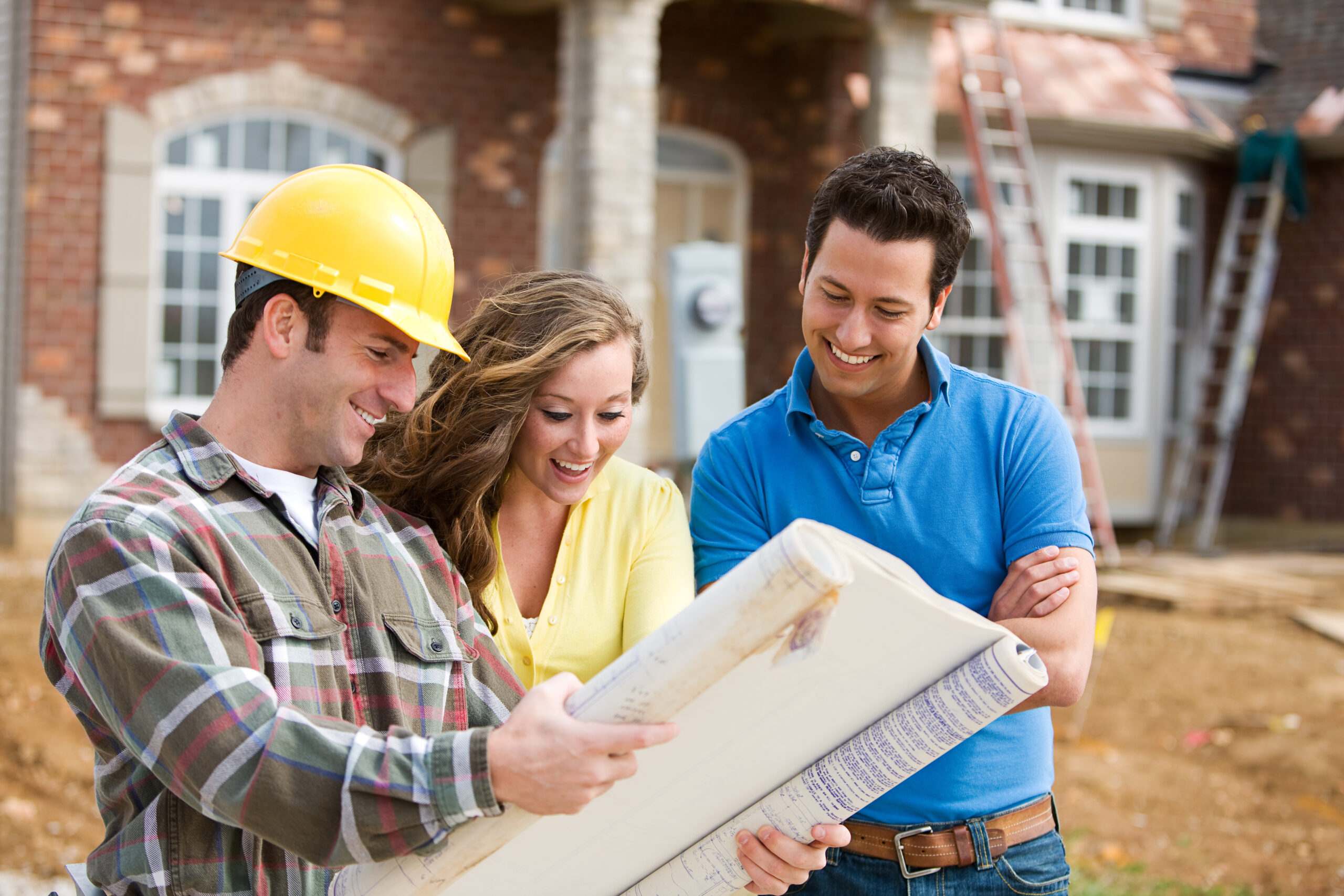Construction: Homeowners Excited to Look at Plans